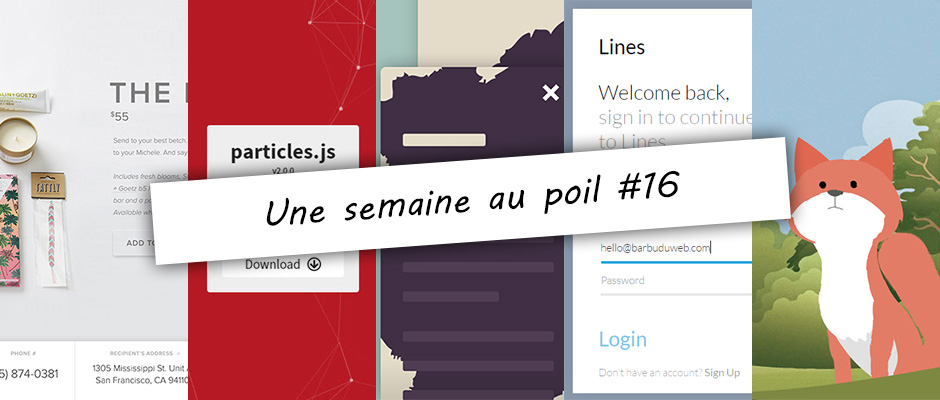 Illustration de la semaine au poil #16