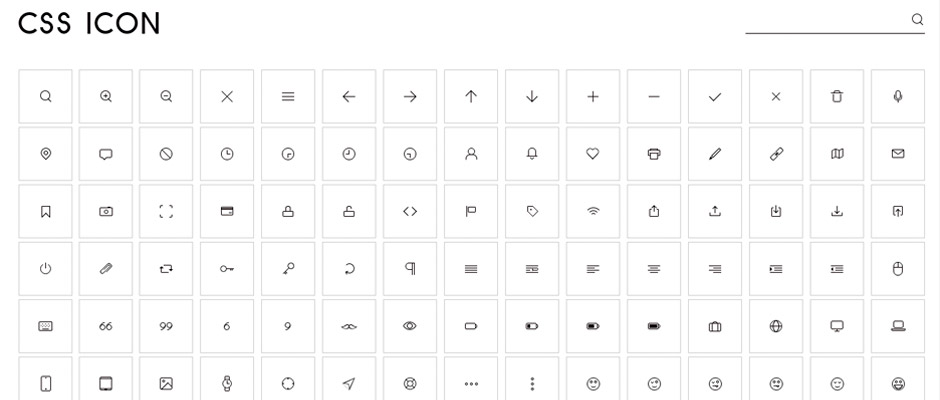 CSS Icon