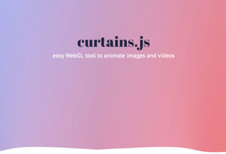 curtains.js : outil webgl pour animer image et vidéos