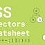 CSS Selectors Cheatsheet - aide-mémoire